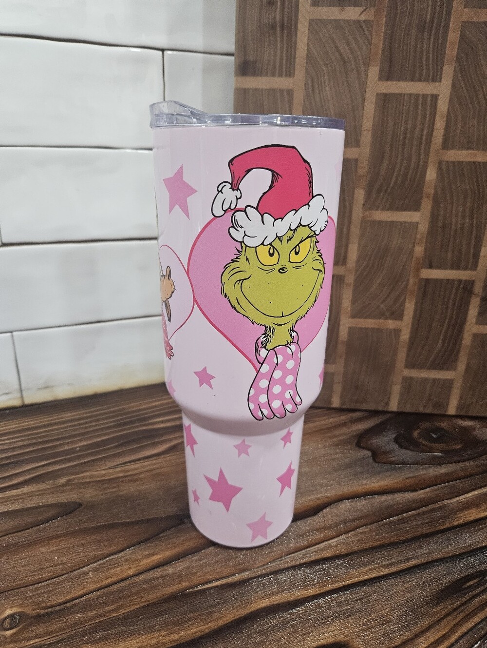 Grinch Cindy Lou Who Christmas Holiday Stainless Steel 40oz Travel Tumbler